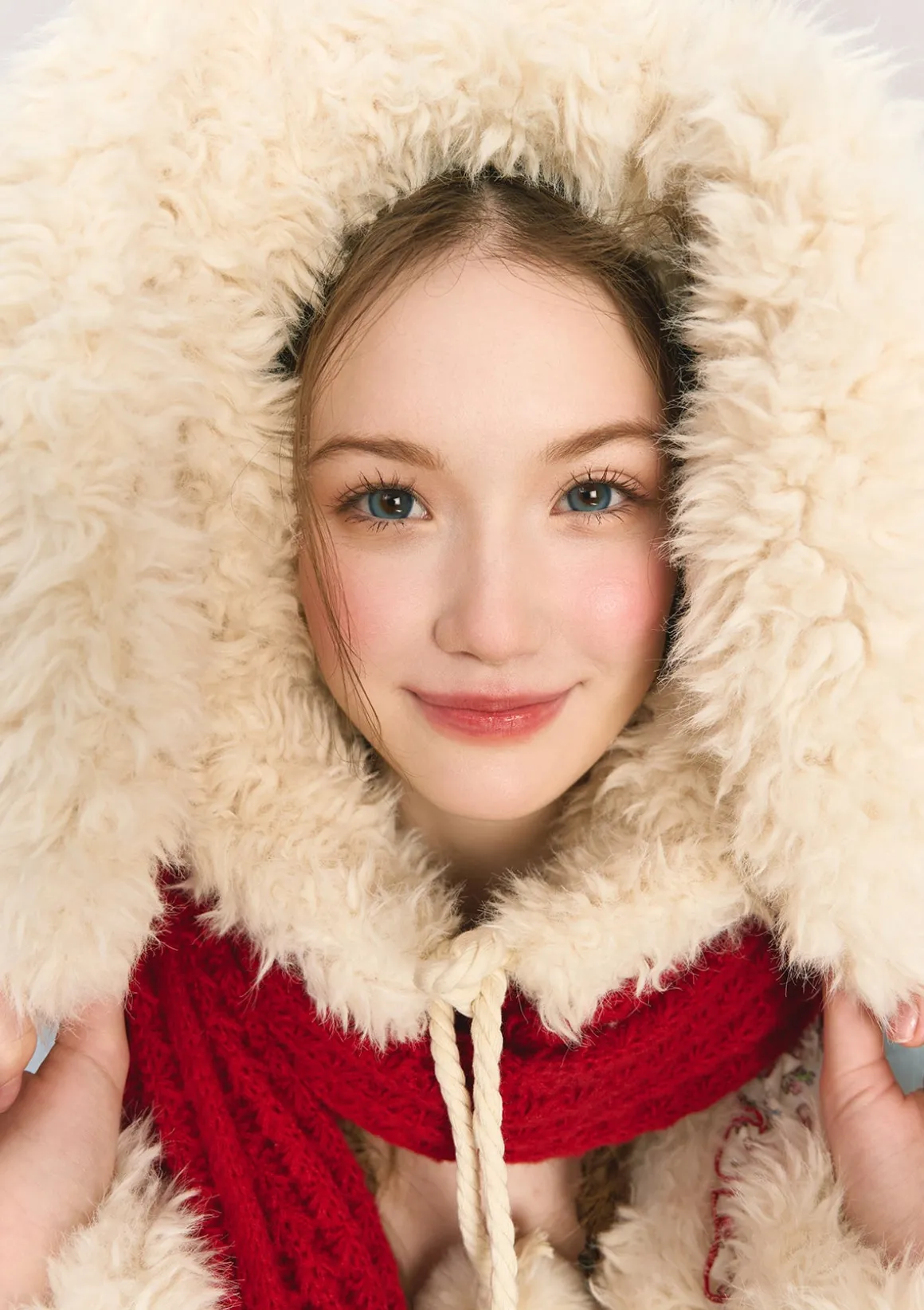 Berry Katie Rabbit Cotton Coat