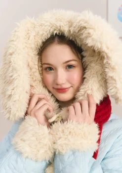 Berry Katie Rabbit Cotton Coat