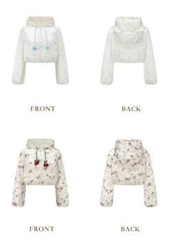 Berry Meow Meow Down Jacket