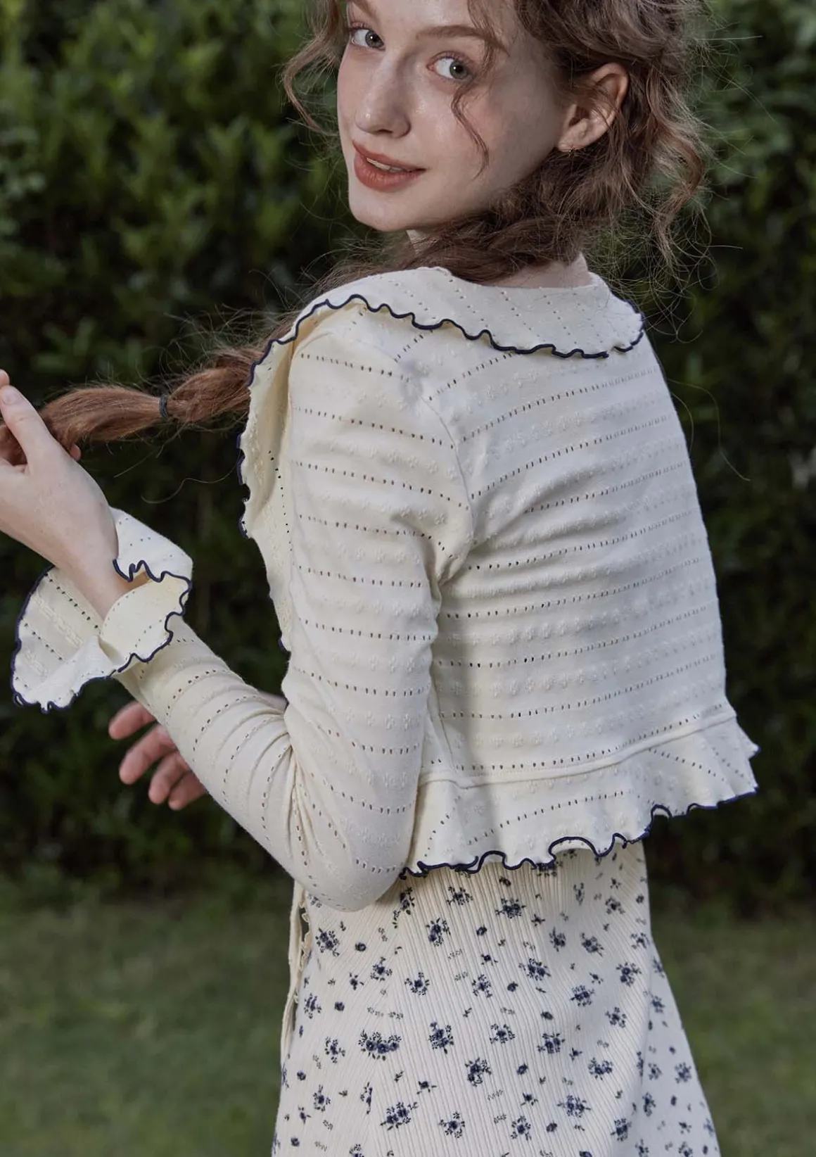 Blueberry Knit Cardigan