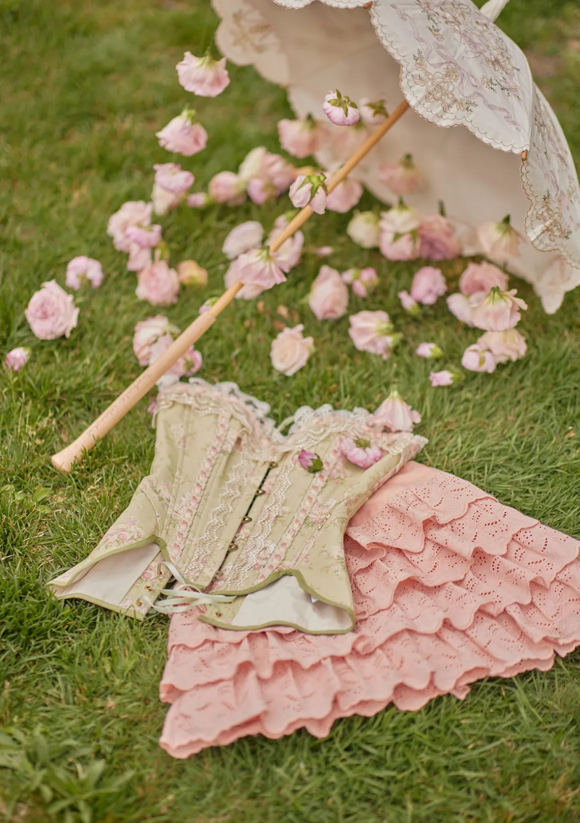 Cheese Mille Crepe Pantskirt