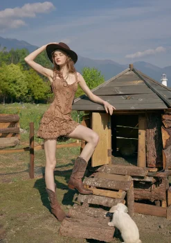 Chocolina Suede Corset