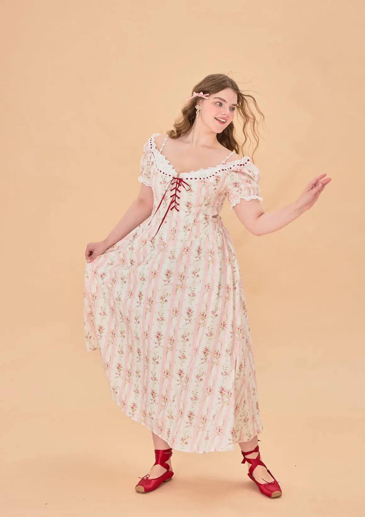 Curve & Plus Audrey Tea Party Corset Dress