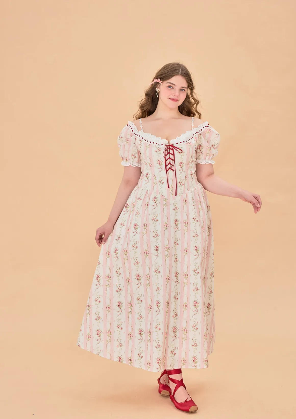 Curve & Plus Audrey Tea Party Corset Dress