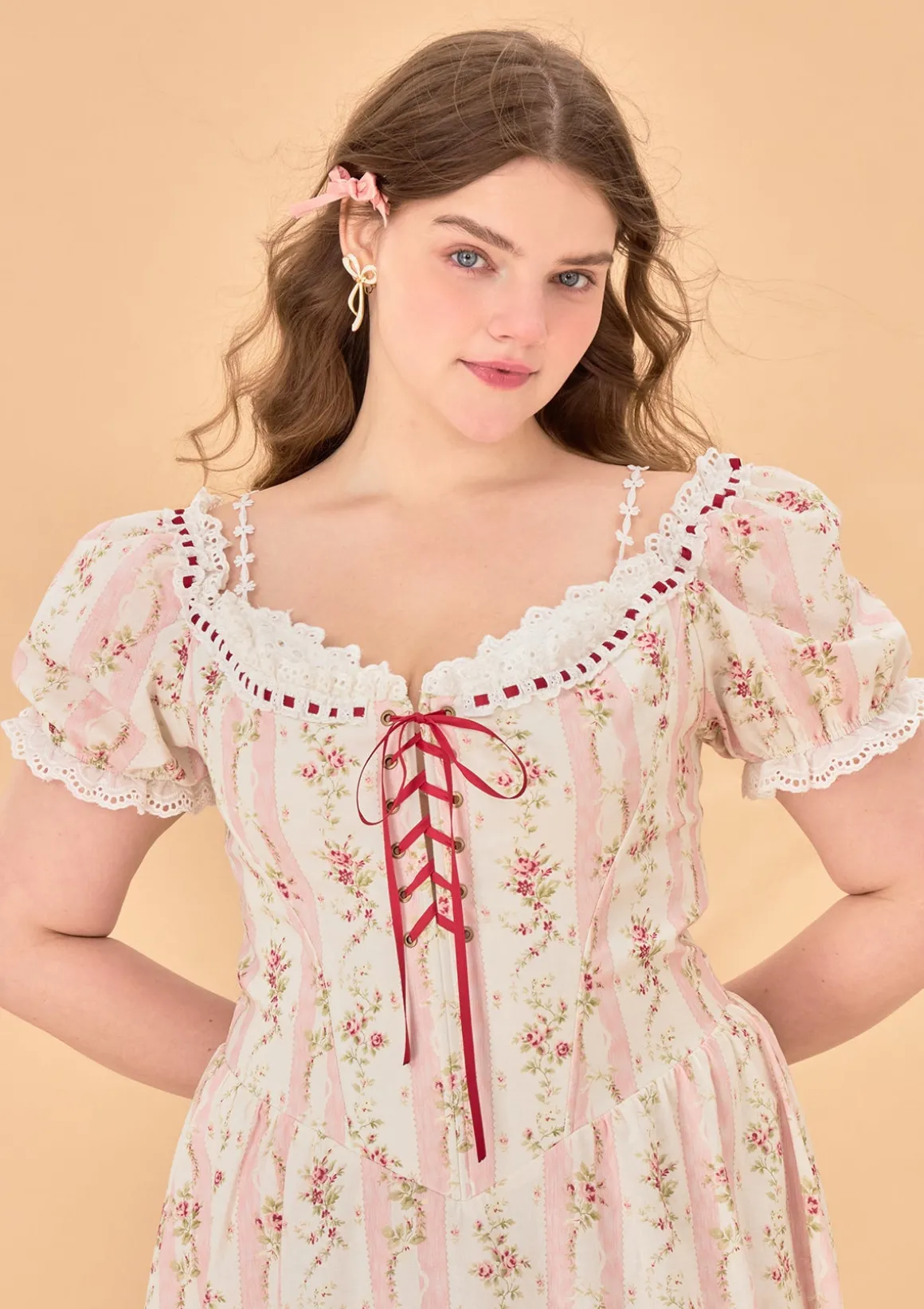 Curve & Plus Audrey Tea Party Corset Dress