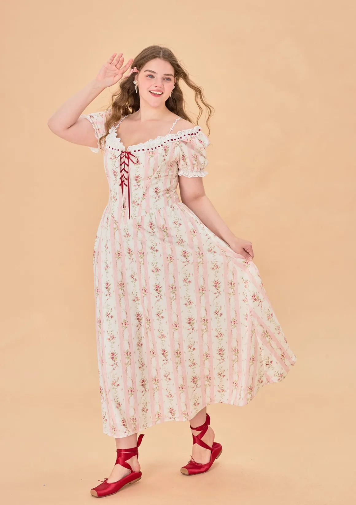 Curve & Plus Audrey Tea Party Corset Dress