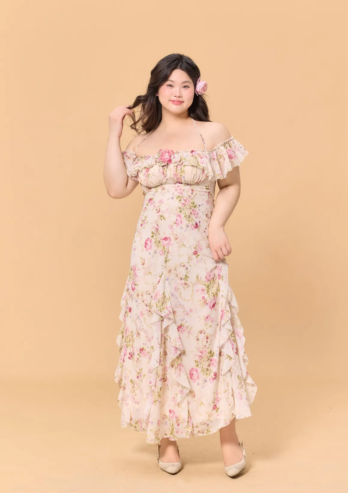 Curve & Plus Blooming in the Sun Dress