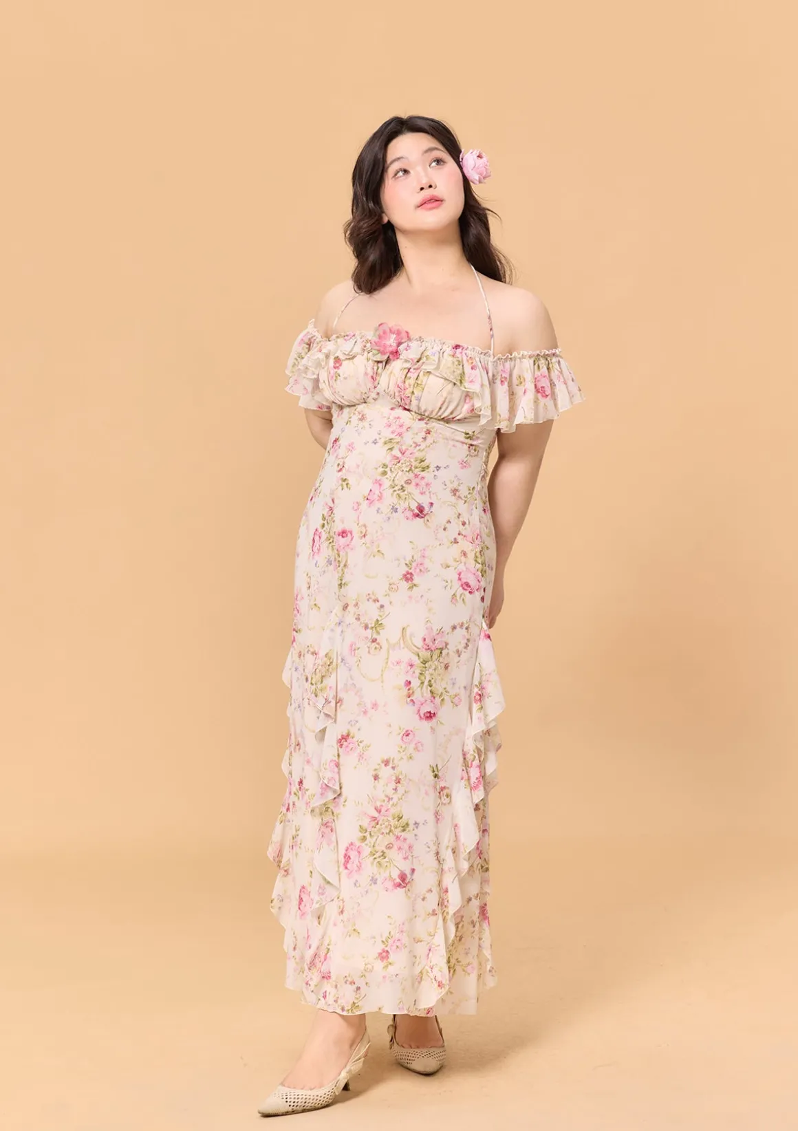 Curve & Plus Blooming in the Sun Dress
