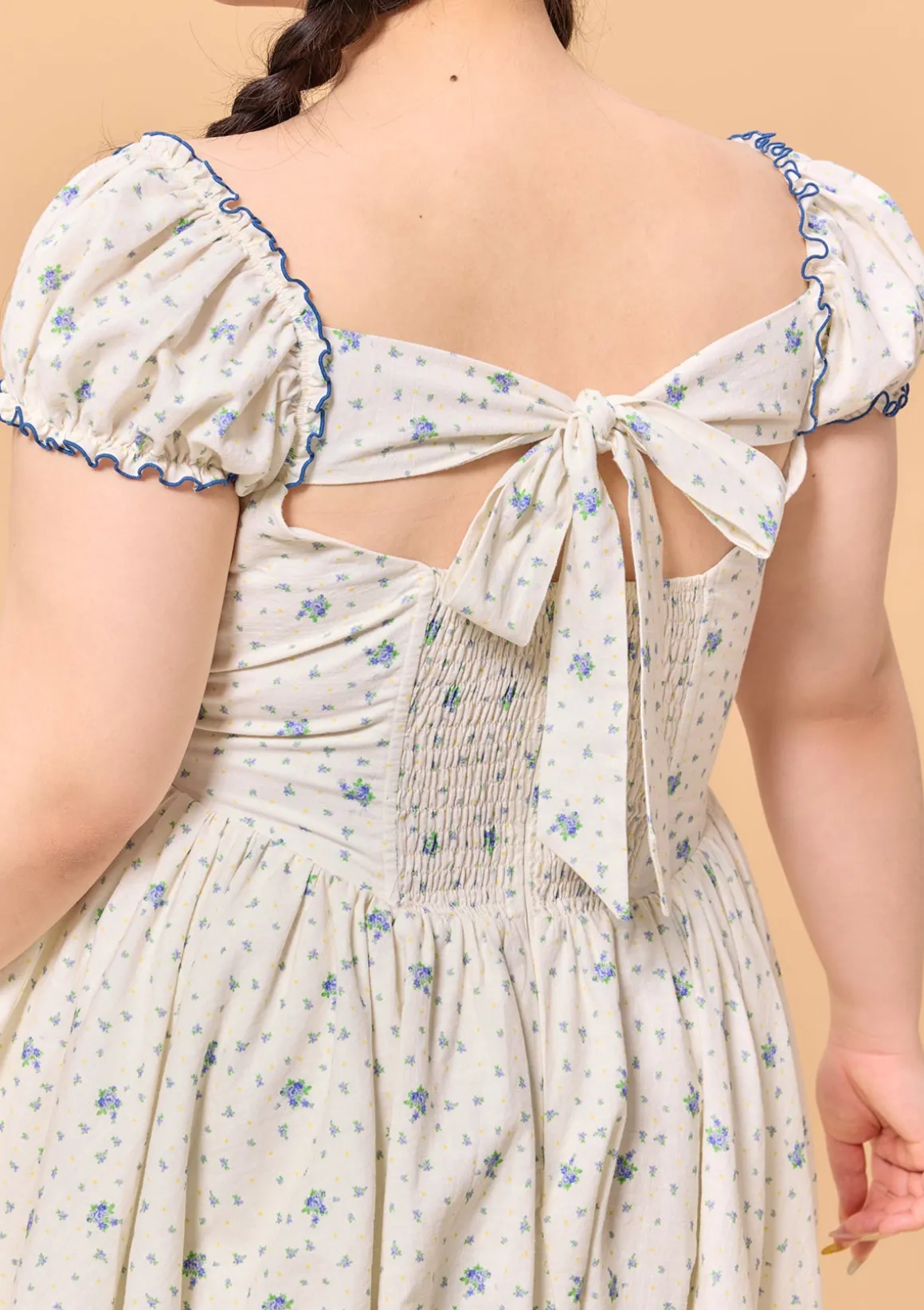 Curve & Plus Blueberry Jam Jar Dress