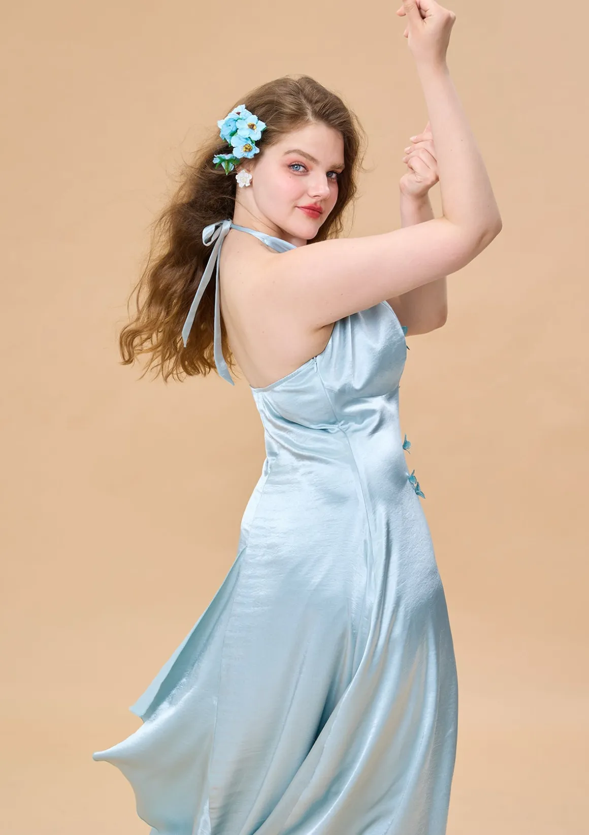 Curve & Plus Butterfly Pearl Dress