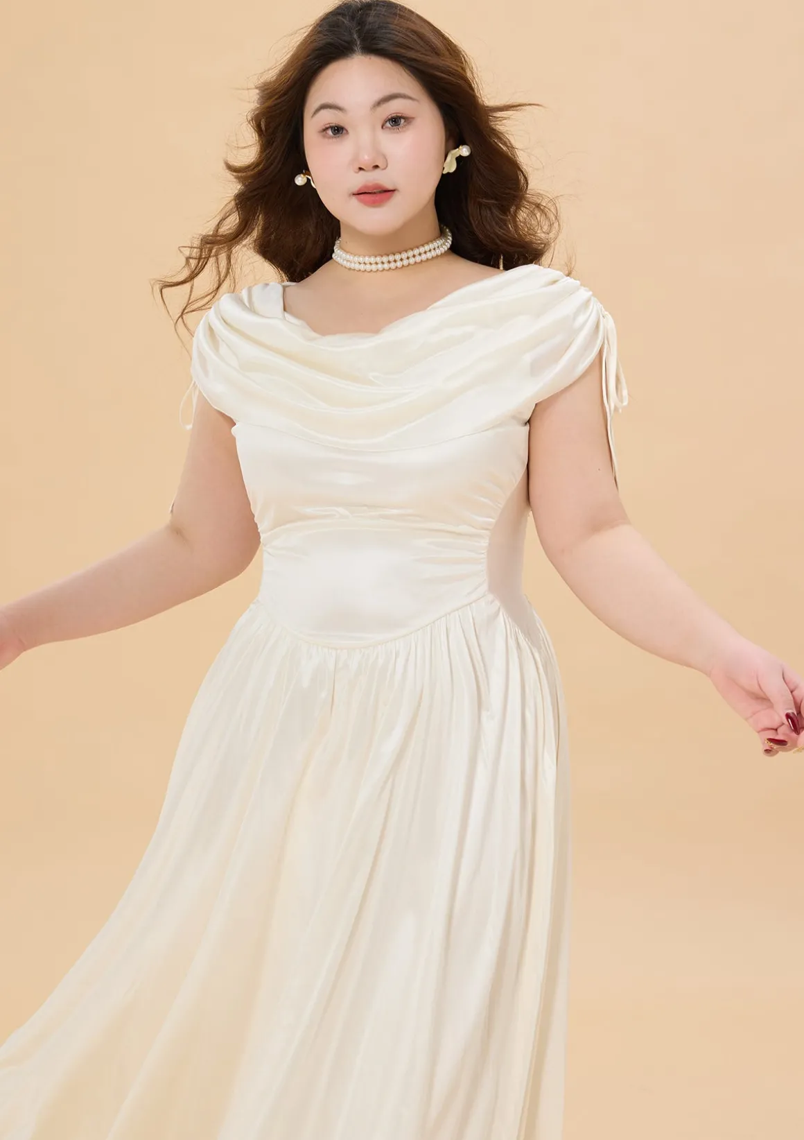 Curve & Plus "Crash Landing On You" Dress