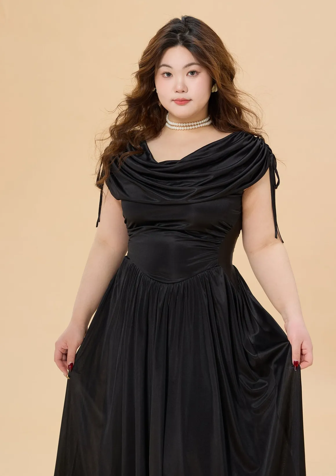 Curve & Plus "Crash Landing On You" Dress