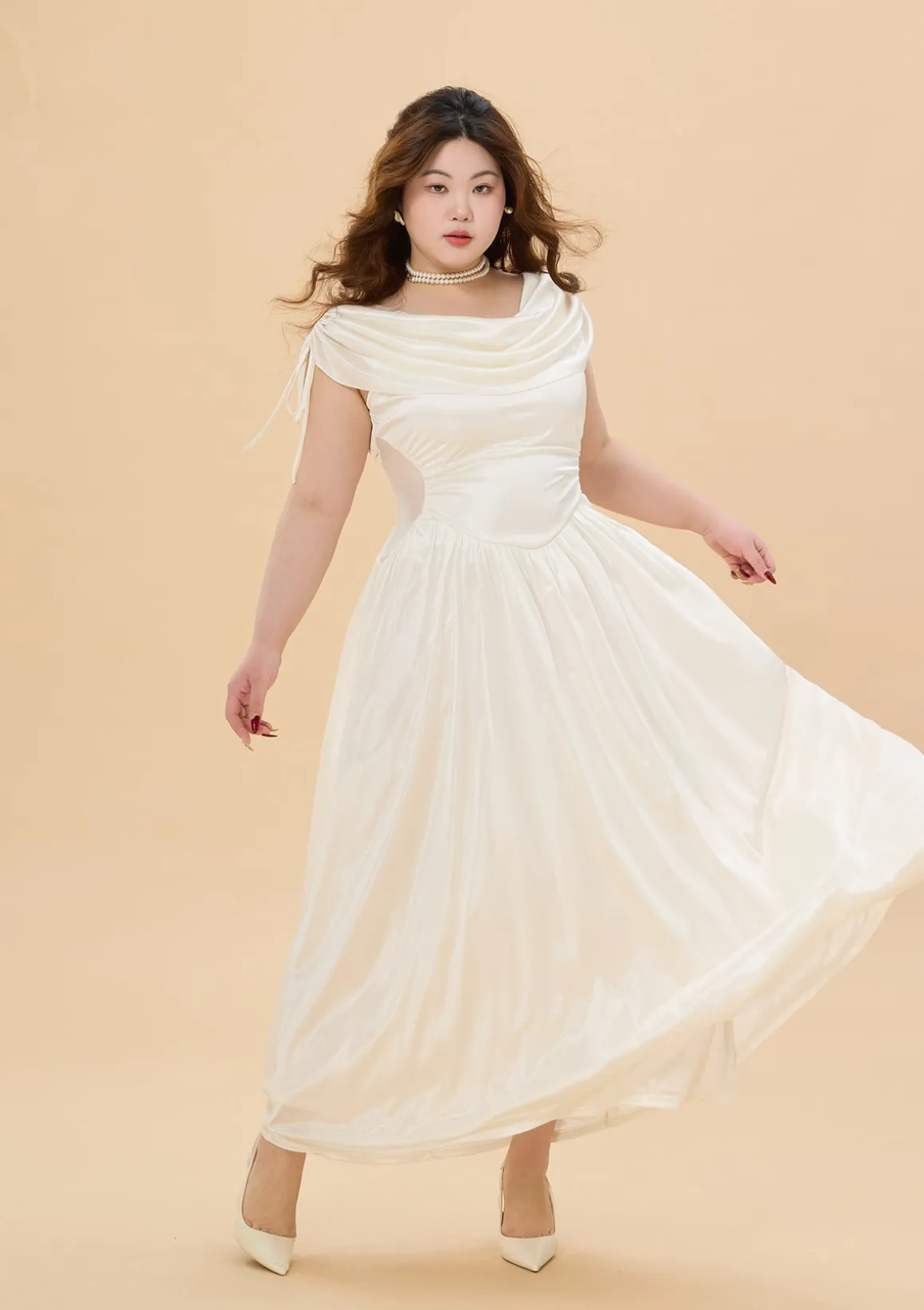 Curve & Plus "Crash Landing On You" Dress