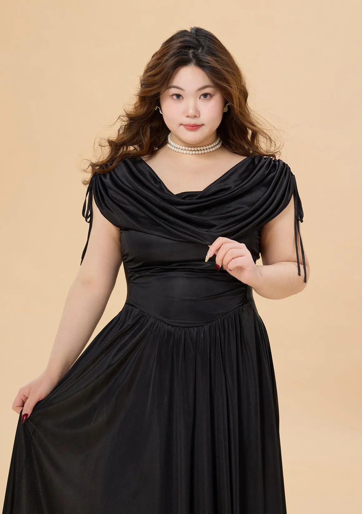 Curve & Plus "Crash Landing On You" Dress