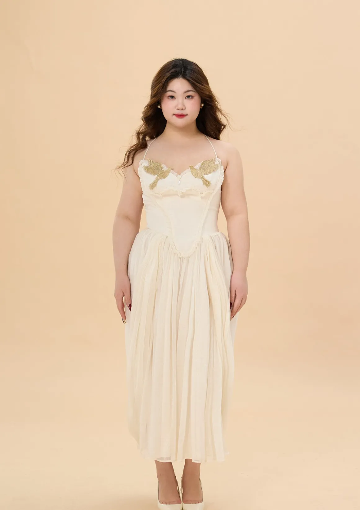Curve & Plus "Date With An Angel"Corset Dress