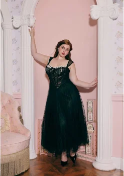 Curve & Plus Dream Harbor Midnight Dress
