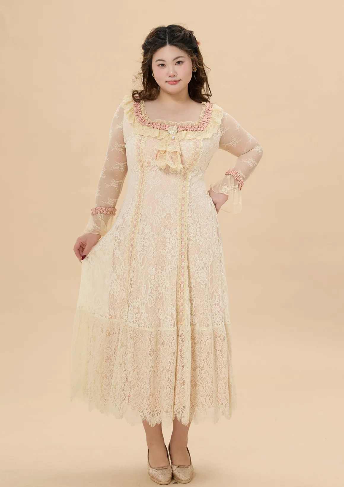 Curve & Plus Dreamland Novelist Knit Dress