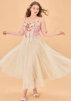 Curve & Plus Flower Fairy Corset
