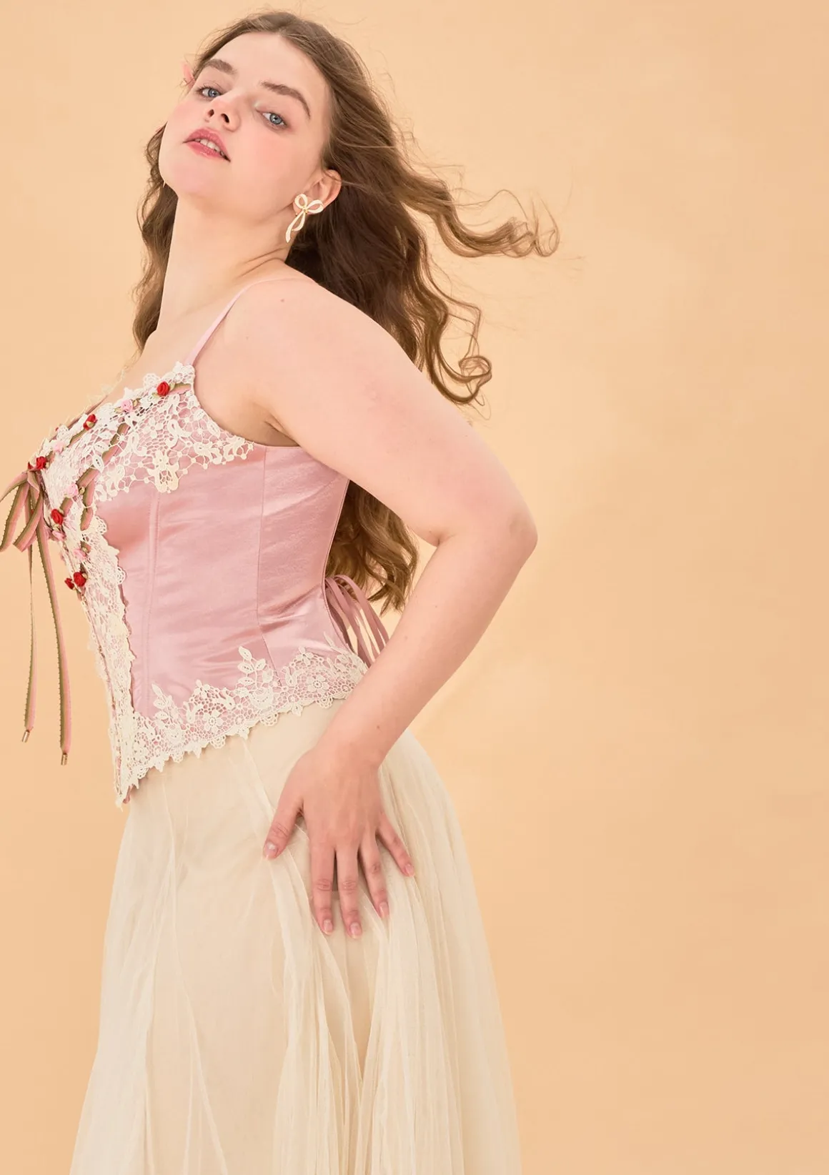 Curve & Plus Flower Fairy Corset