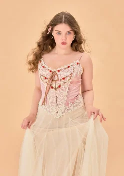 Curve & Plus Flower Fairy Corset