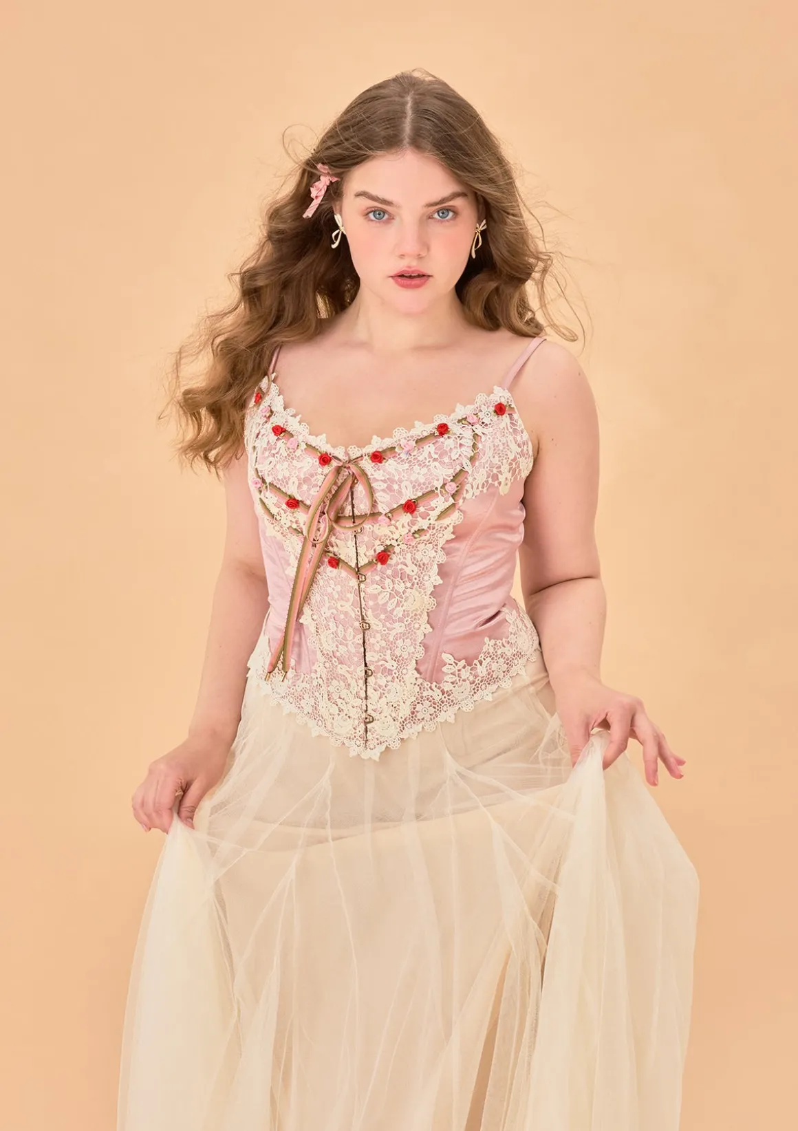 Curve & Plus Flower Fairy Corset