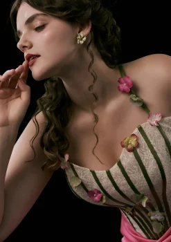 Curve & Plus Flower Vine Phantom Corset Dress