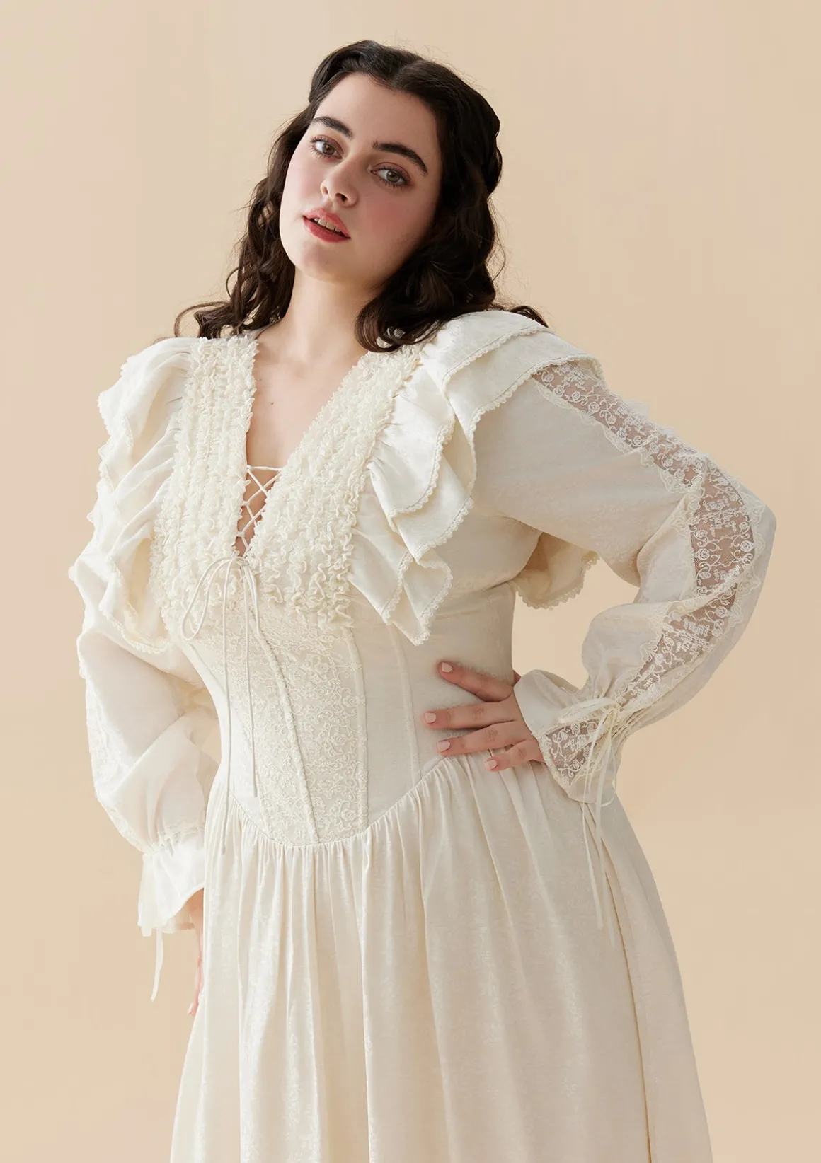 Curve & Plus Glitter Butterfly Dress