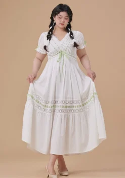 Curve & Plus Green Apple Paradise Dress