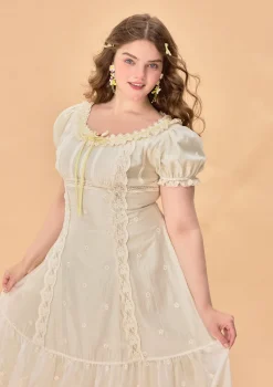 Curve & Plus Green Grapes Dress