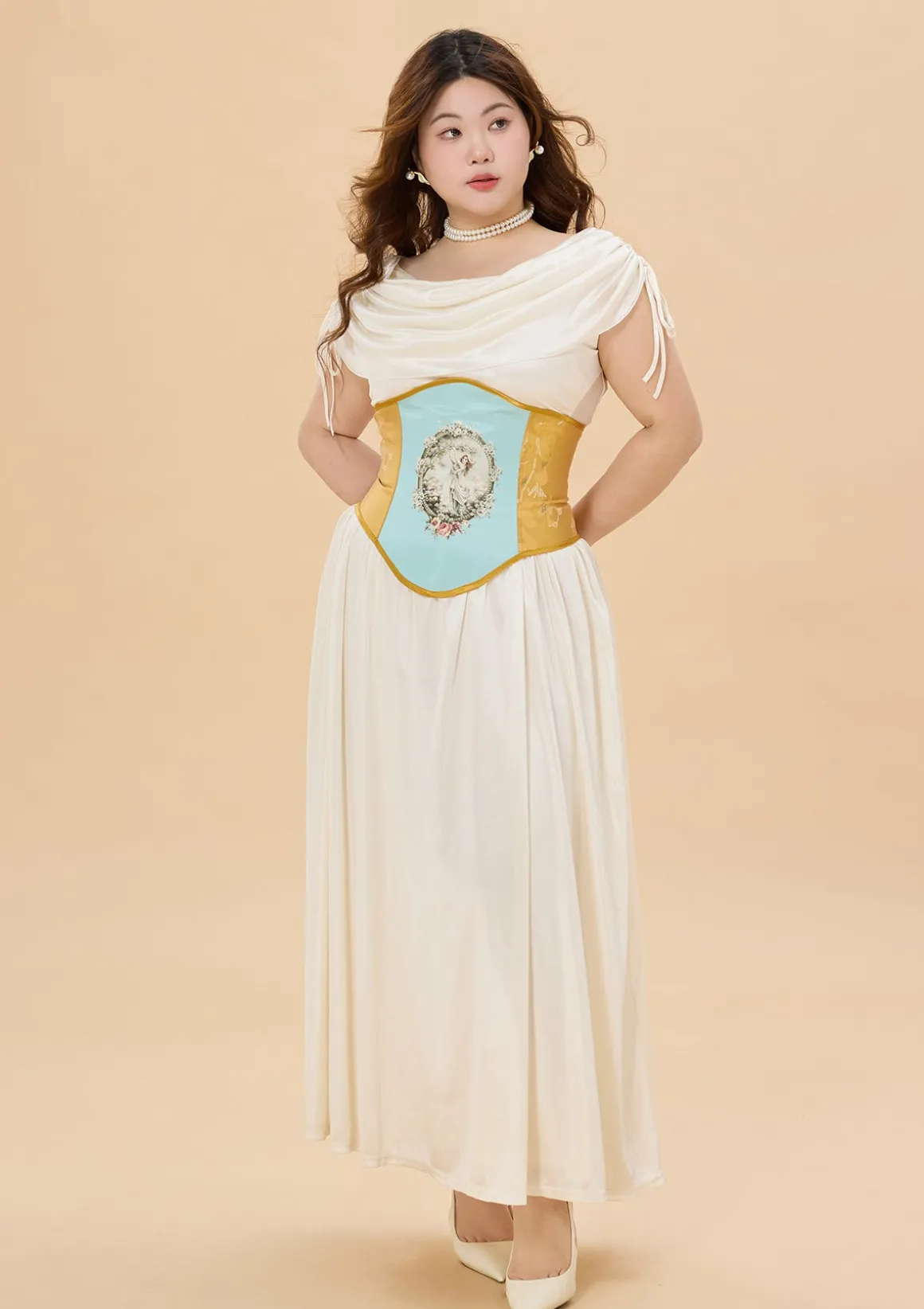 Curve & Plus Holy Golden Crown Corset (underbust)