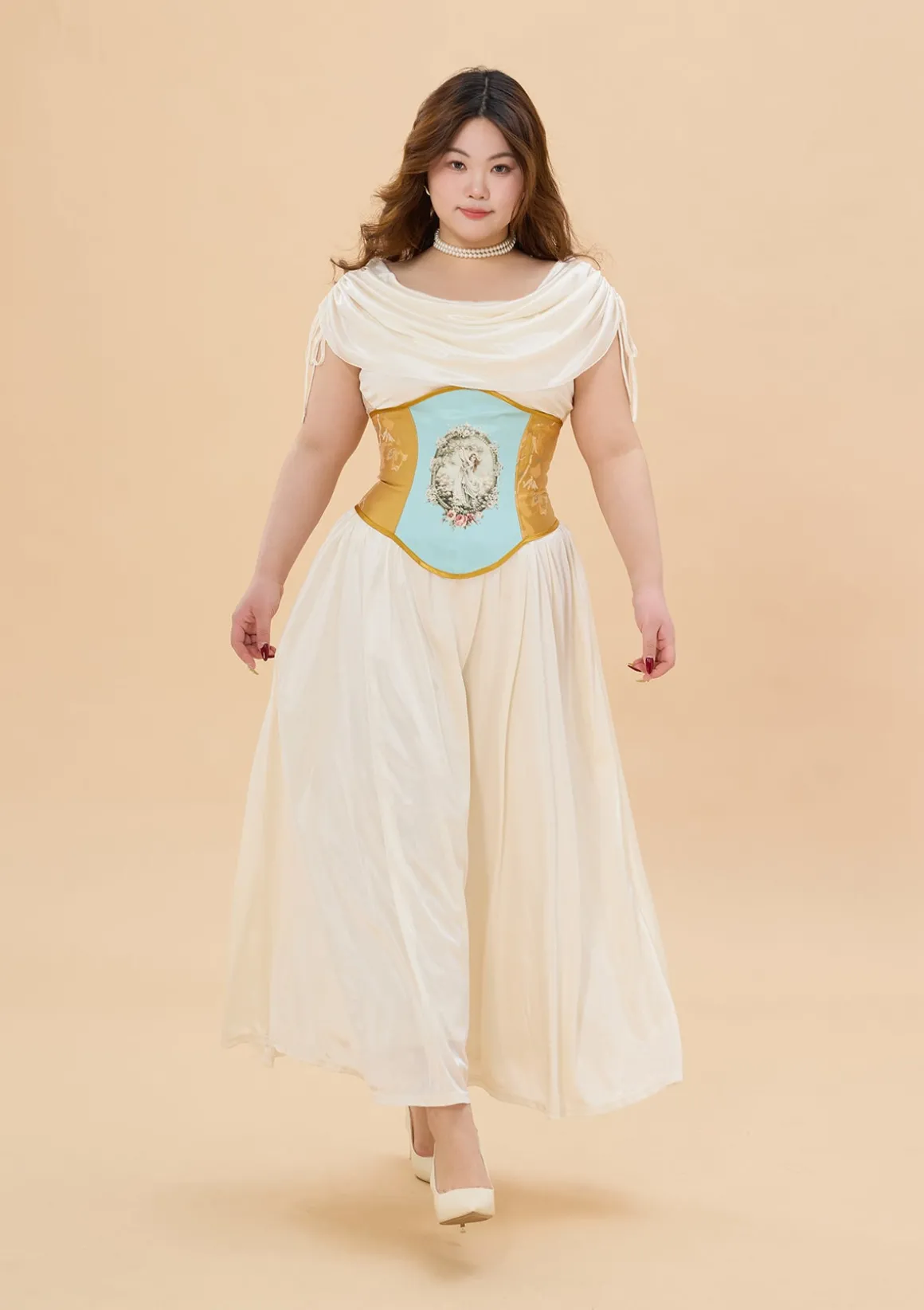 Curve & Plus Holy Golden Crown Corset (underbust)