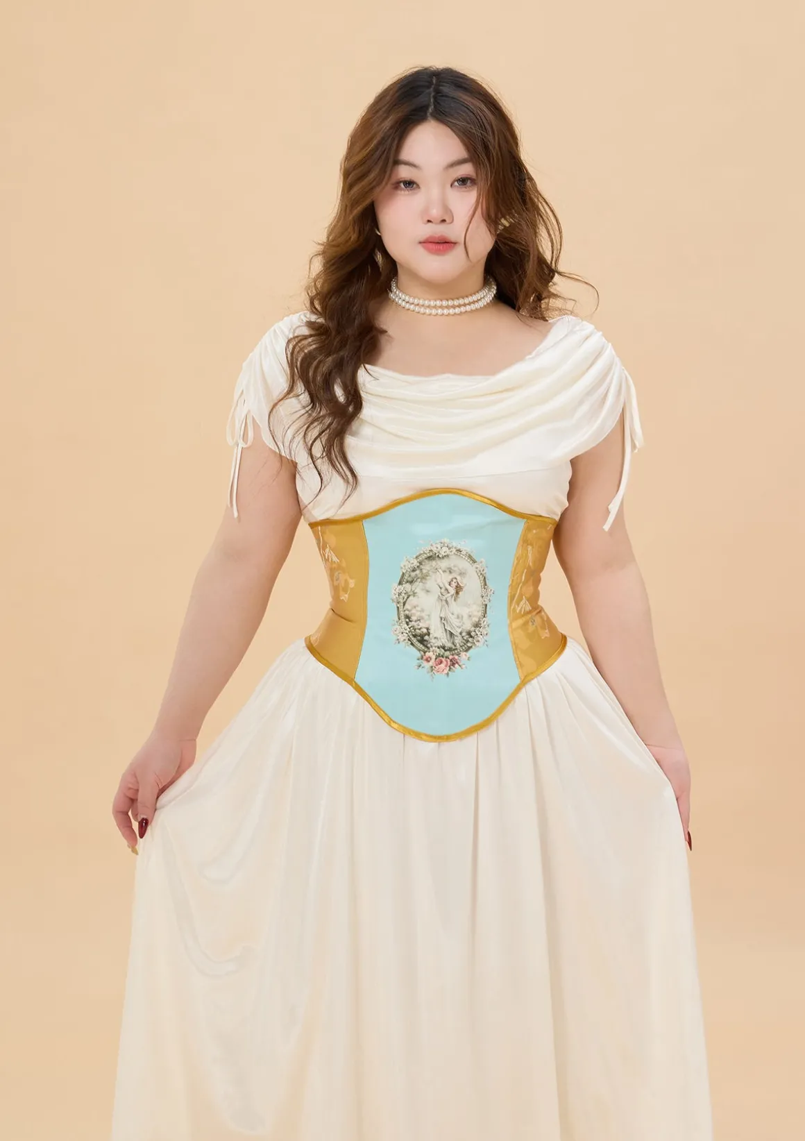 Curve & Plus Holy Golden Crown Corset (underbust)