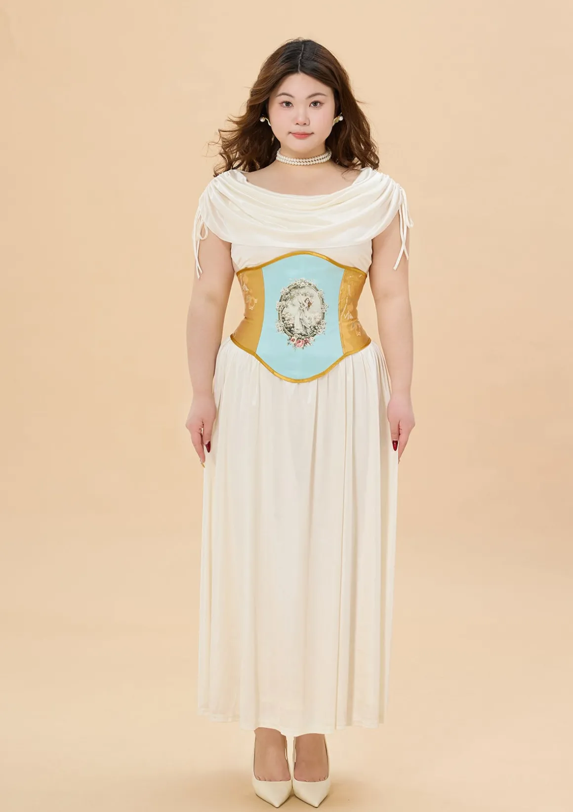 Curve & Plus Holy Golden Crown Corset (underbust)