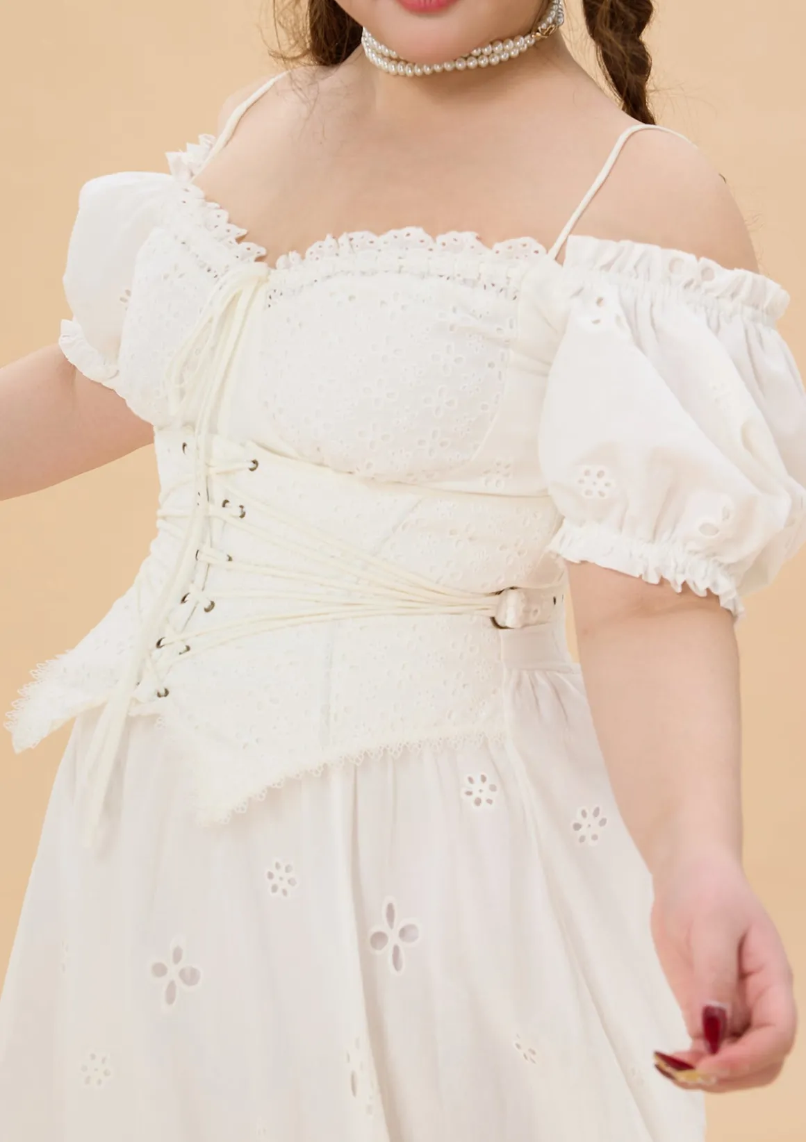Curve & Plus "I Flipped" Corset Dress