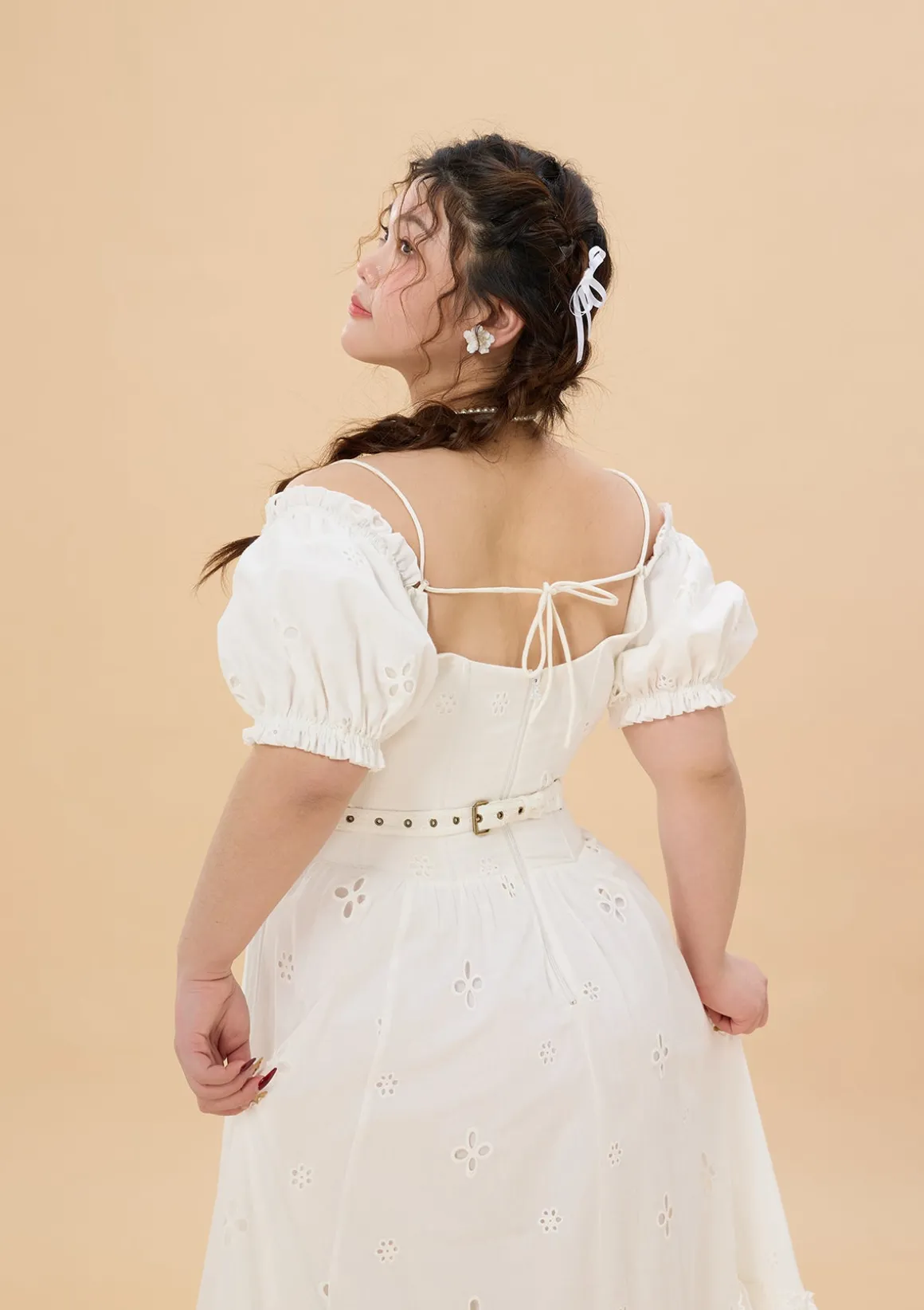 Curve & Plus "I Flipped" Corset Dress