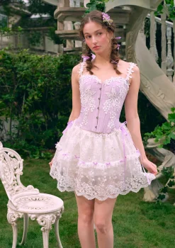 Curve & Plus Ice Grape Corset