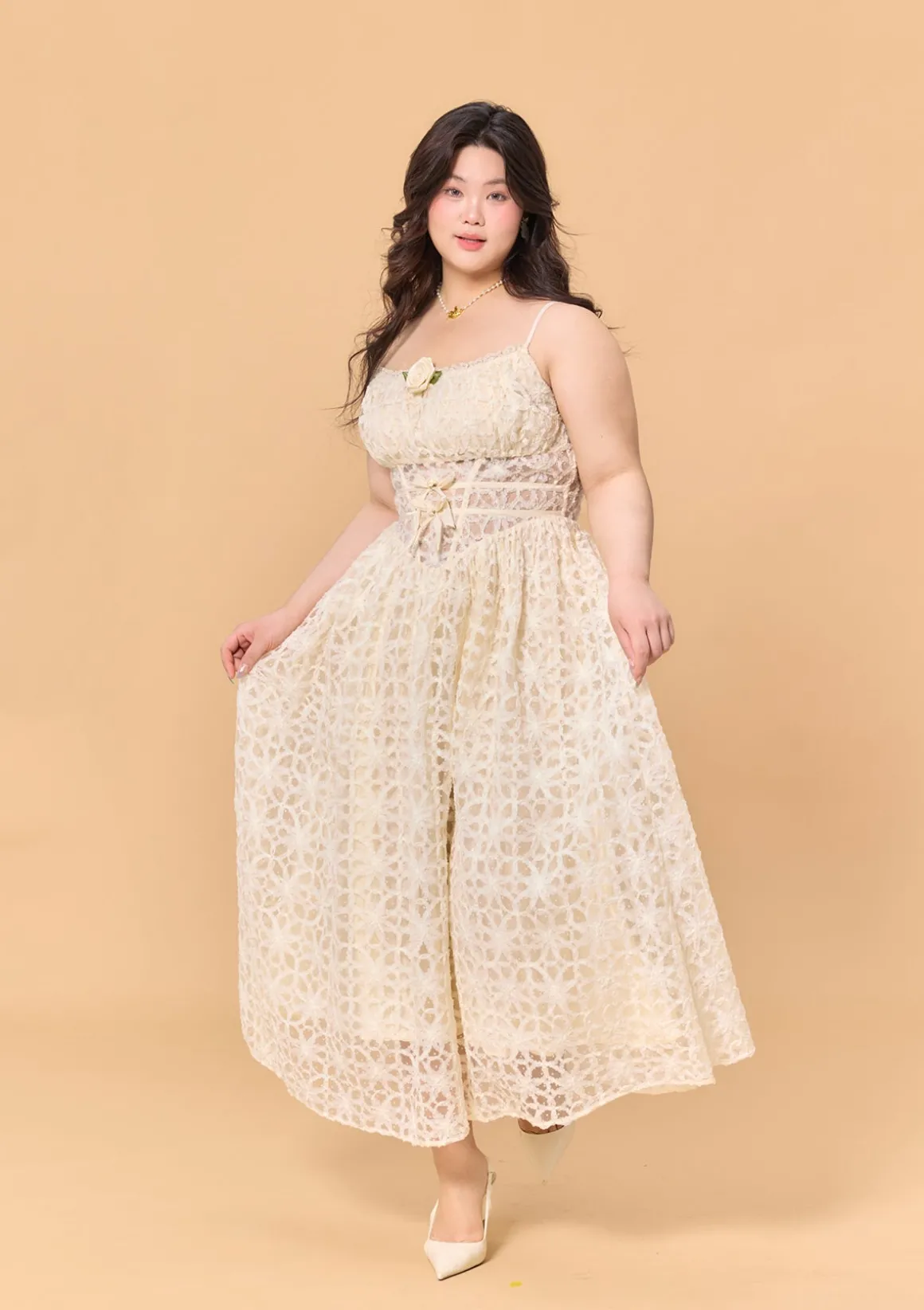Curve & Plus Jasmine's Dream Net Corset