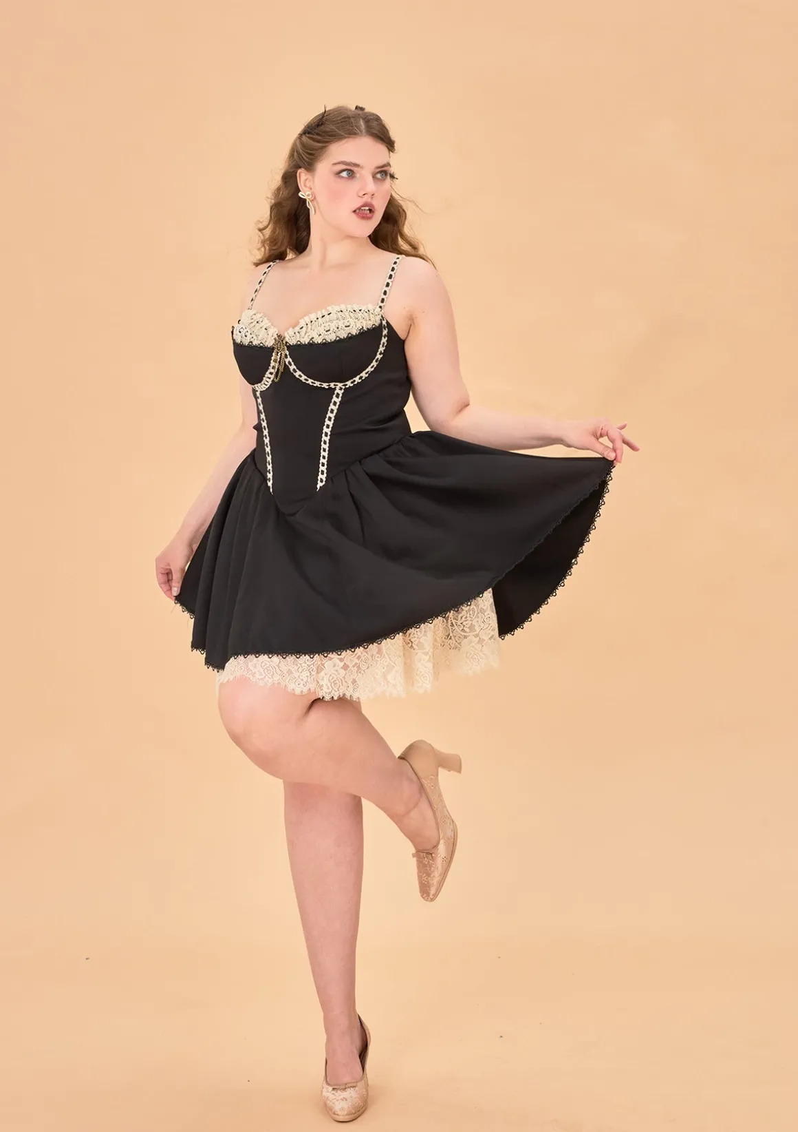 Curve & Plus Kate the Schemer Corset Dress