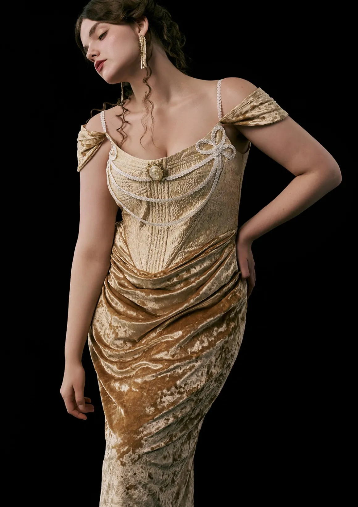 Curve & Plus Medusa Corset Dress