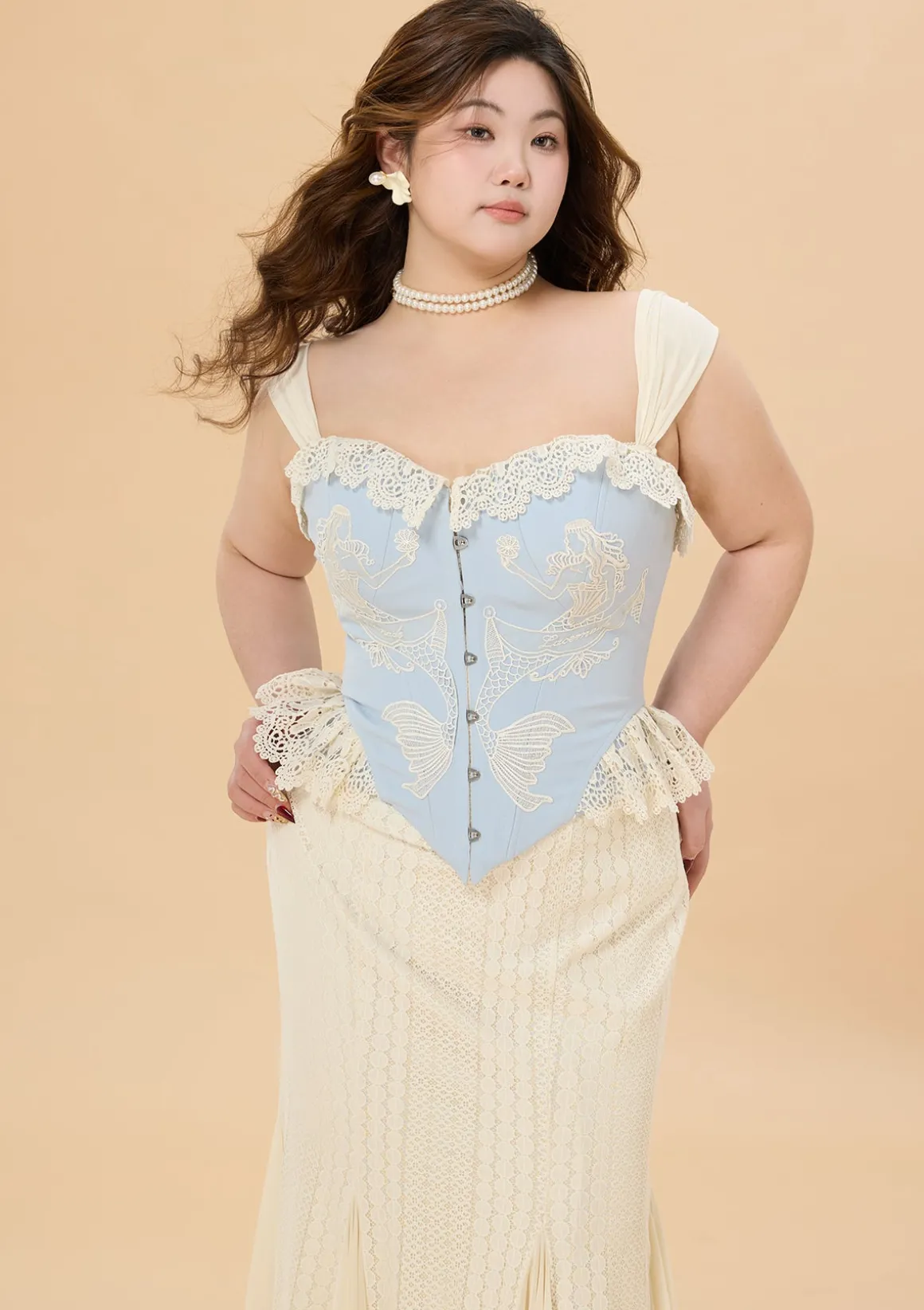 Curve & Plus Mermaid Princess Corset