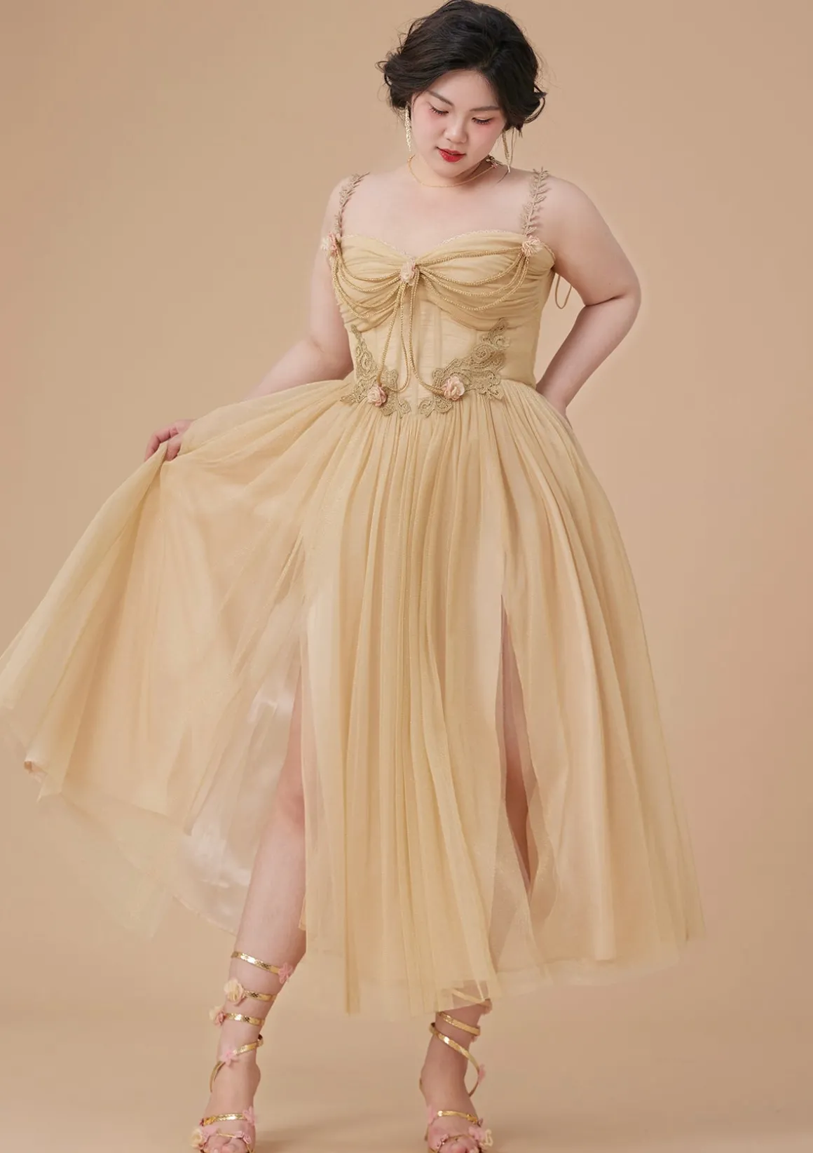 Curve & Plus Nile Rose Corset Dress