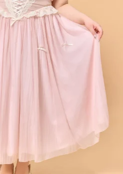Curve & Plus Pink Mist Fairy Dress