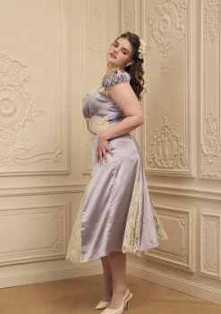 Curve & Plus Rosace Lavande Dress