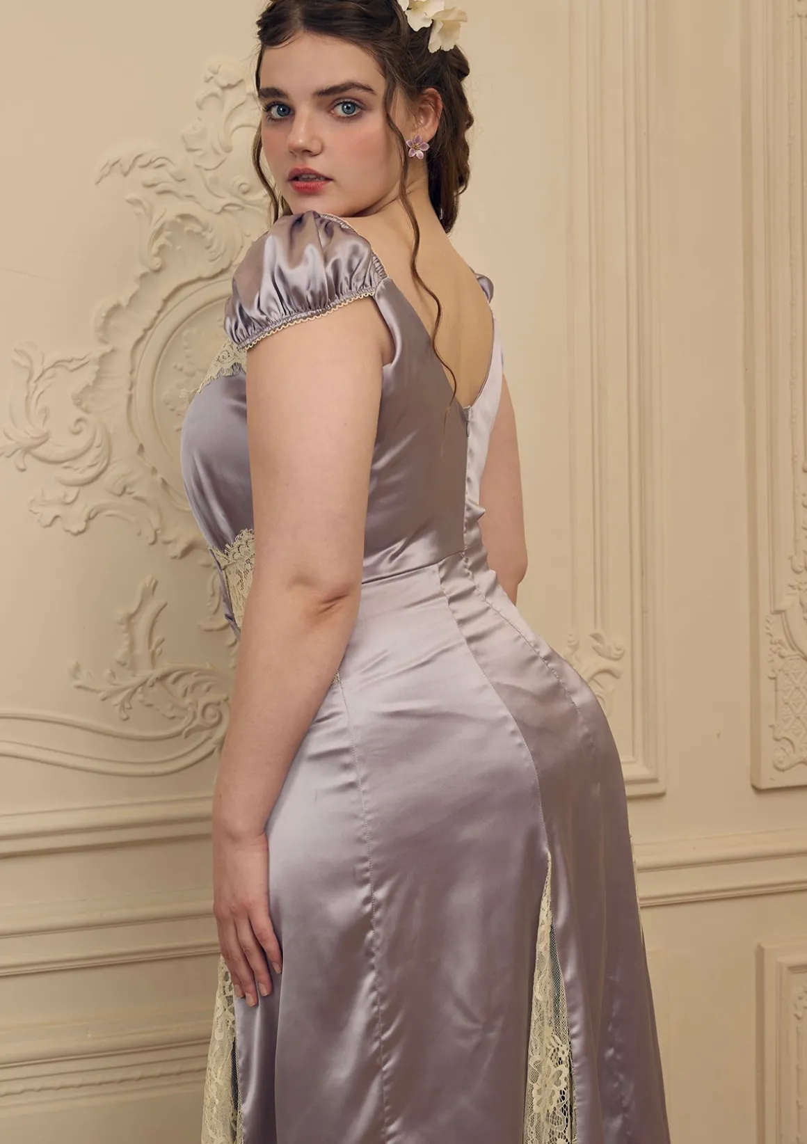 Curve & Plus Rosace Lavande Dress