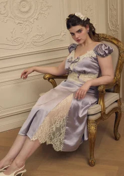 Curve & Plus Rosace Lavande Dress