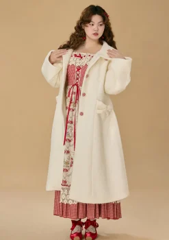 Curve & Plus Strawberry Senior Alumnael Coat
