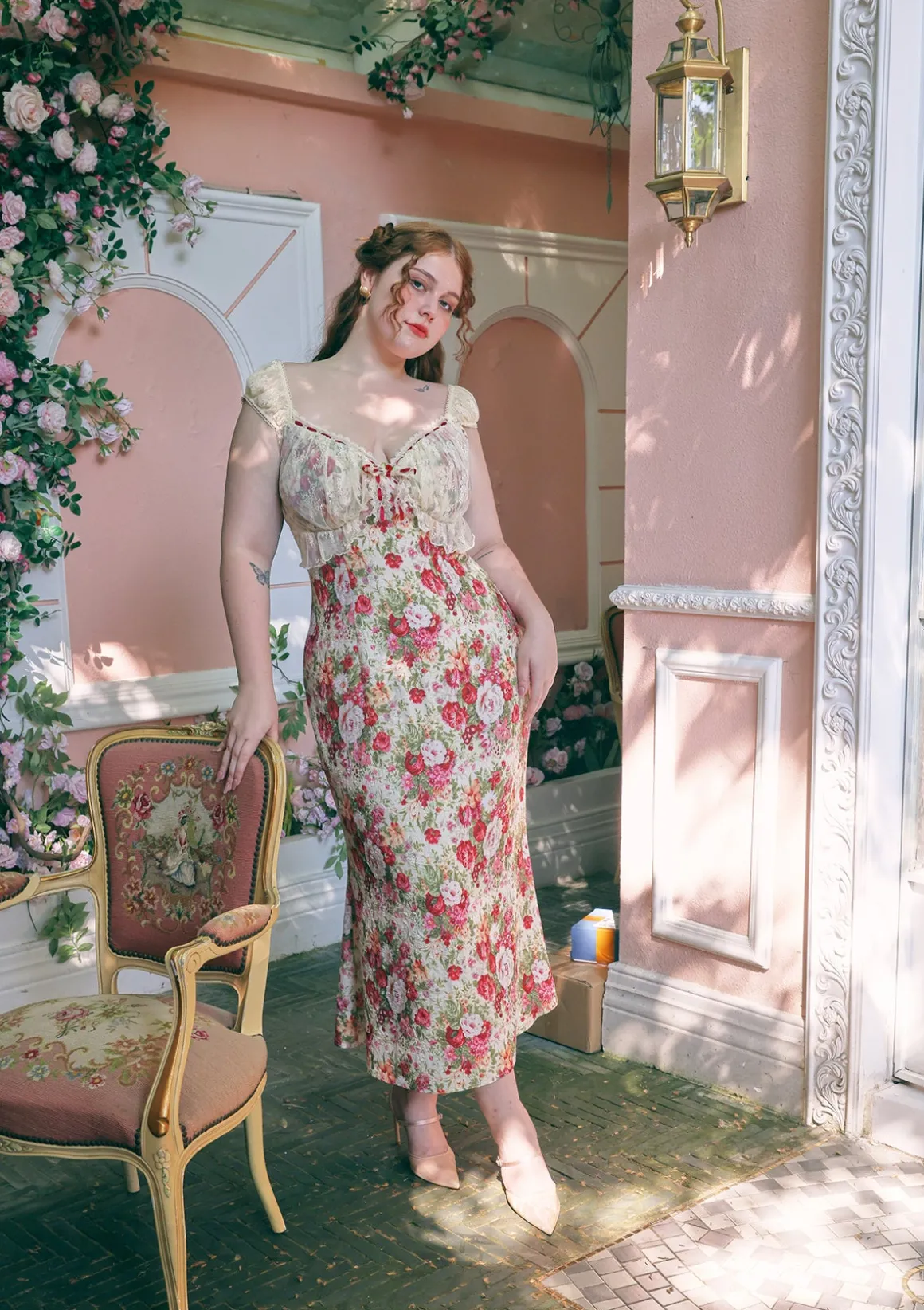 Curve & Plus The Blossom Of Wealth Dress
