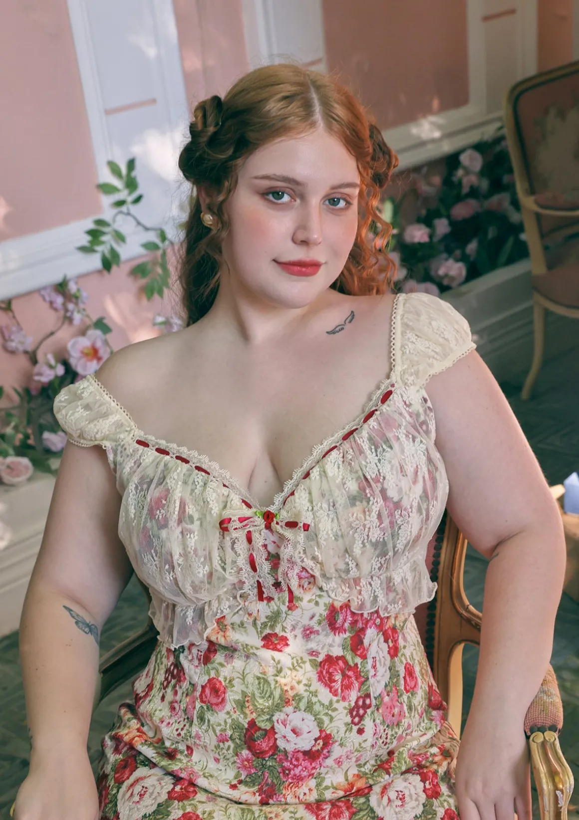 Curve & Plus The Blossom Of Wealth Dress