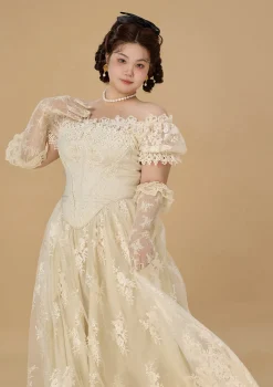 Curve & Plus The Tear of Blossom and Candle Corset Dress