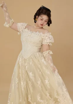 Curve & Plus The Tear of Blossom and Candle Corset Dress